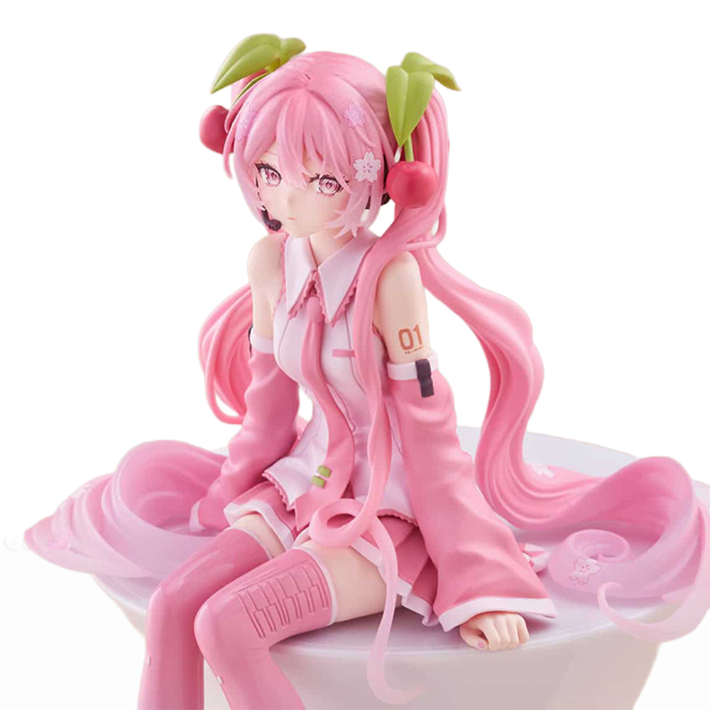 Hatsune Miku Flower Fairy Camellia Noodle Stopper Figure FuRyu by Banpresto new in box with vibrant colors and detailed sculpt
