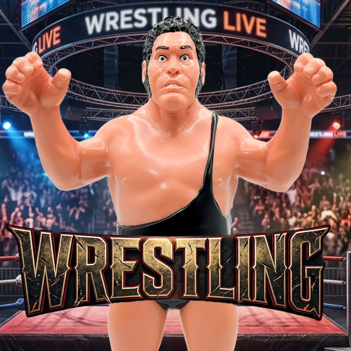 Big Rubber Guys Wrestling Action Figures