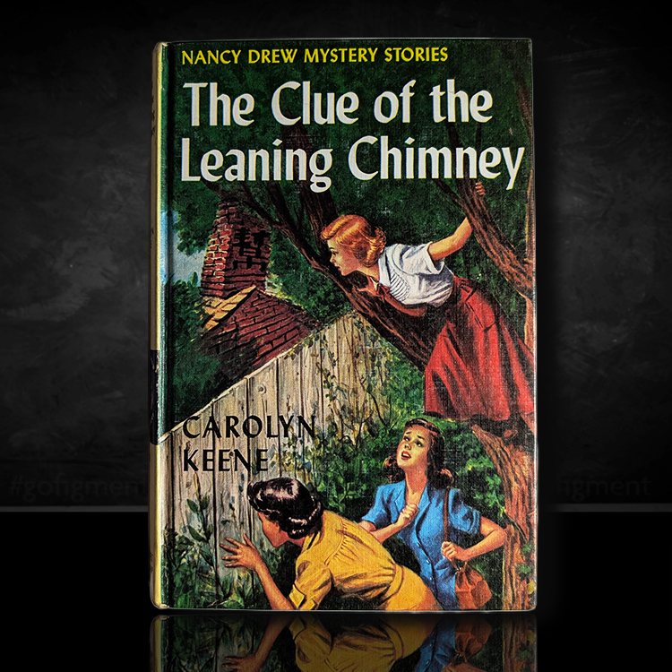 26 The Clue of the Leaning Chimney Nancy Drew Book -1949-BE image 0