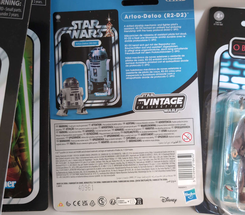 Artoo-Detoo R2-D2 action figure in vintage packaging Star Wars Vintage Collection by Hasbro