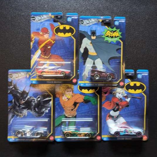 Batman Hot Wheels Silver Series Lot of 5 Cars image 0