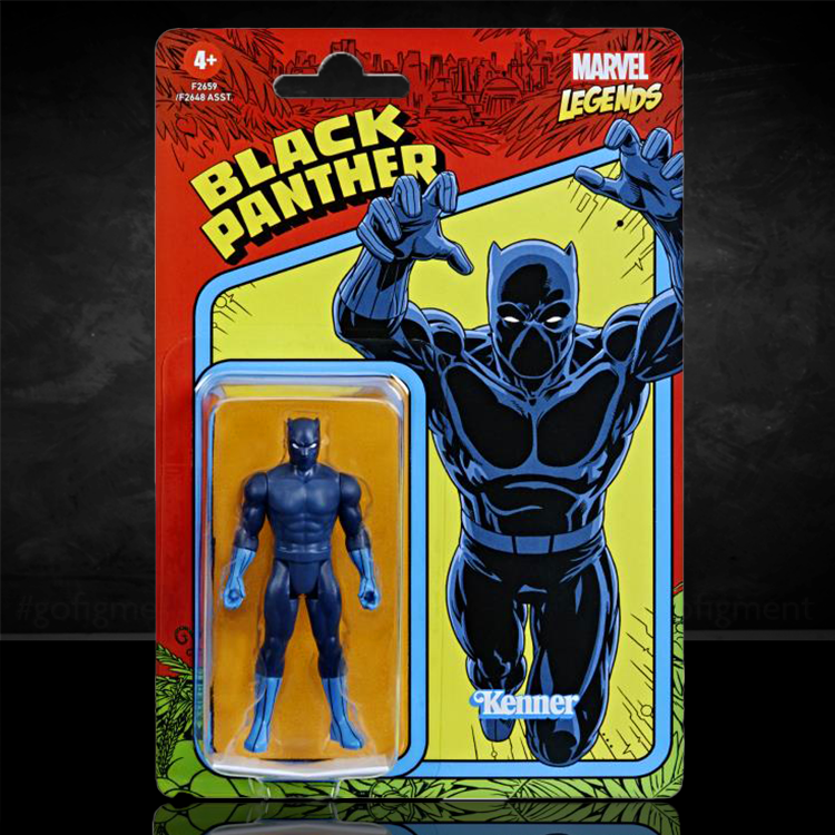 Black Panther Marvel Legends Retro Collection 3.75" Action Figure image 0