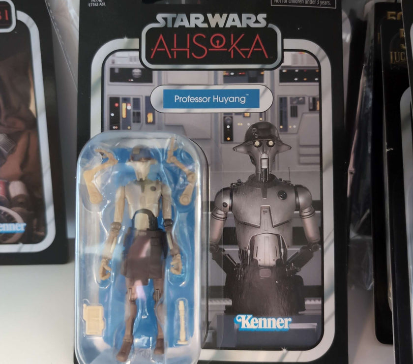 Professor Huyang Star Wars Action Figure Vintage Collection, detailed 3.75-inch collectible by Hasbro.