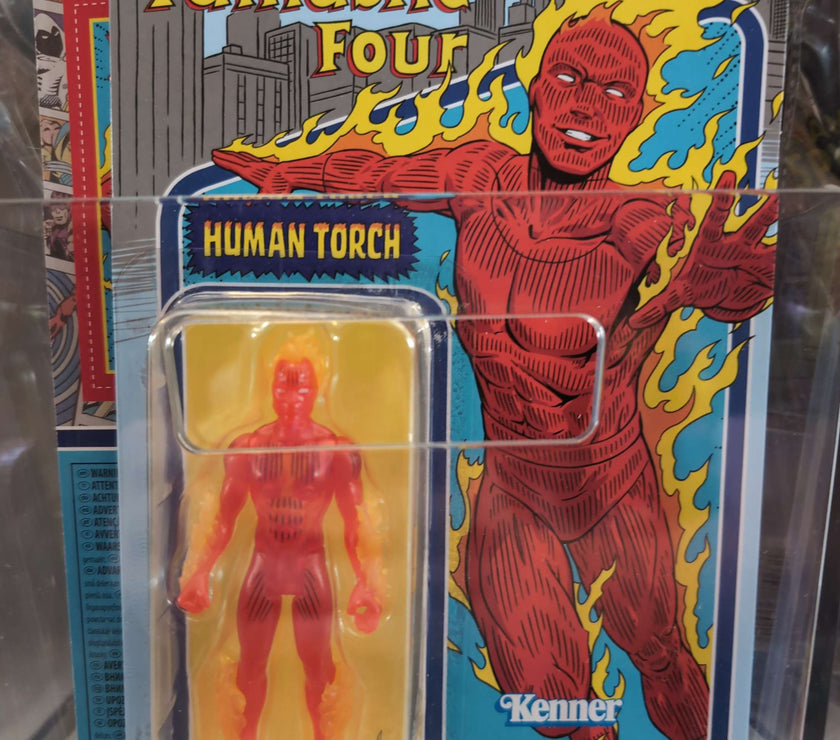 The Human Torch Fantastic 4 Marvel Legends Retro Collection 3.75" Action Figure image 4