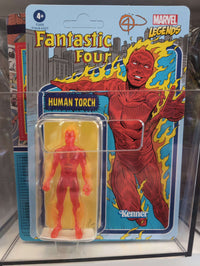 The Human Torch Fantastic 4 Marvel Legends Retro Collection 3.75" Action Figure image 4