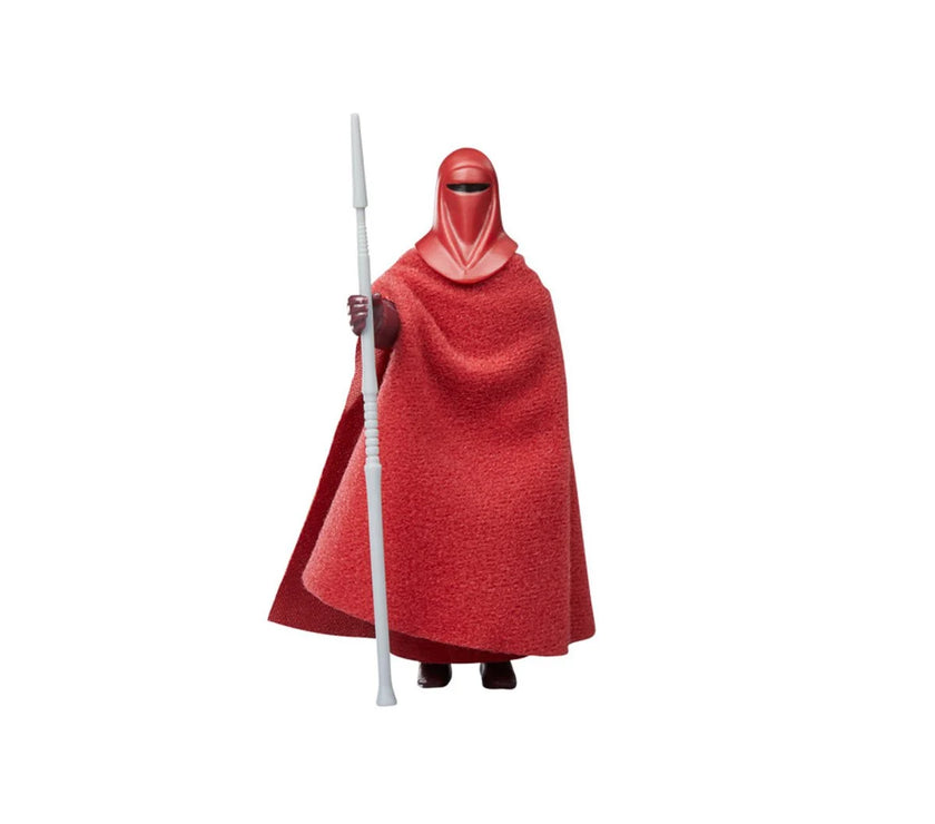 Kenner Star Wars Emperor's Royal Guard action figure 1:18 scale with red cloak and staff vintage style