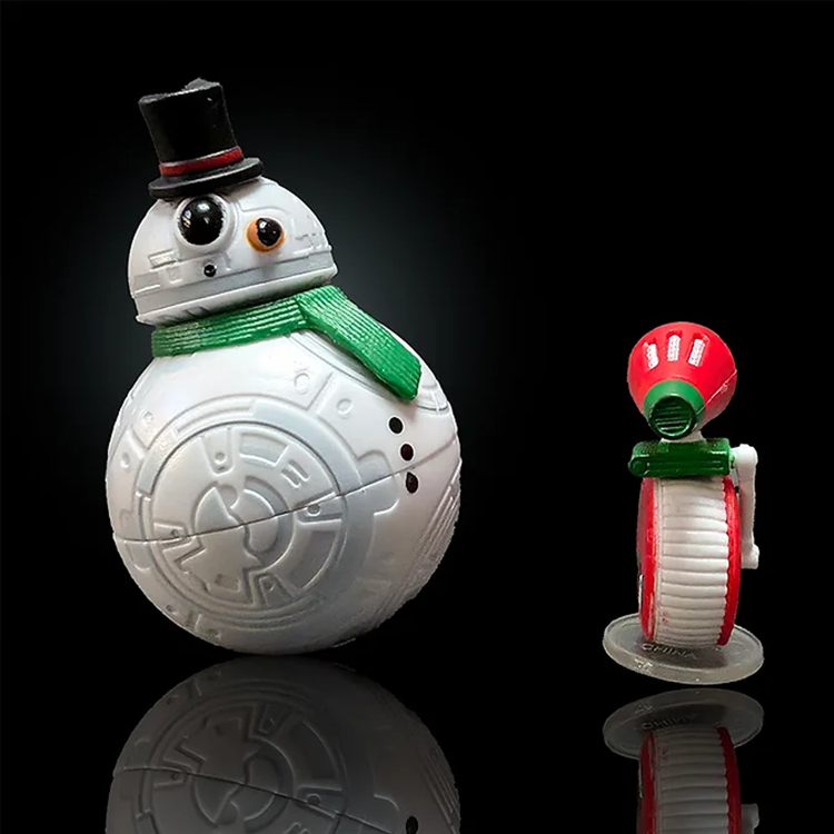 BB-8 Snowman and  D-O Droid Action Figure Advent | 1:18 Scale | LOOSE image 2