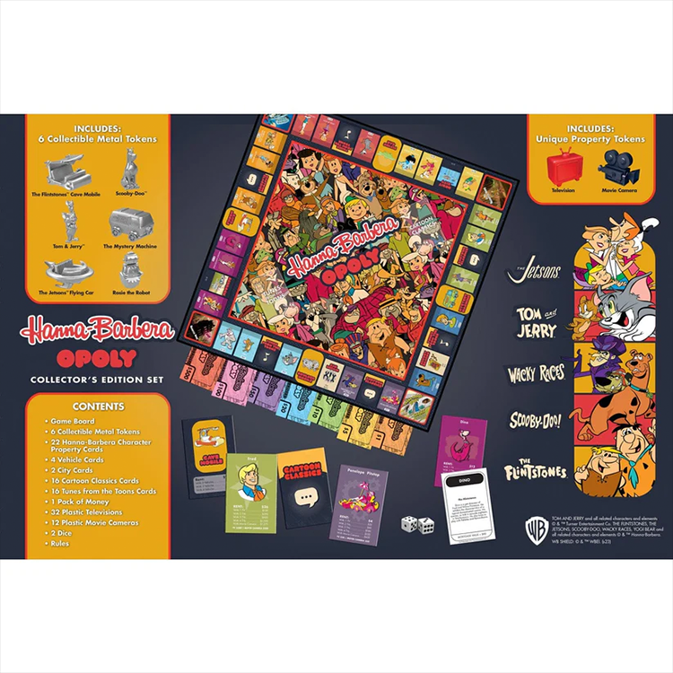 Hanna Barbera OPOLY Board Game Master Pieces image 2
