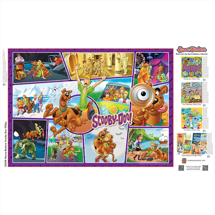 Hanna Barbera Scooby Doo Puzzle | Master Pieces | 500 Pieces image 2