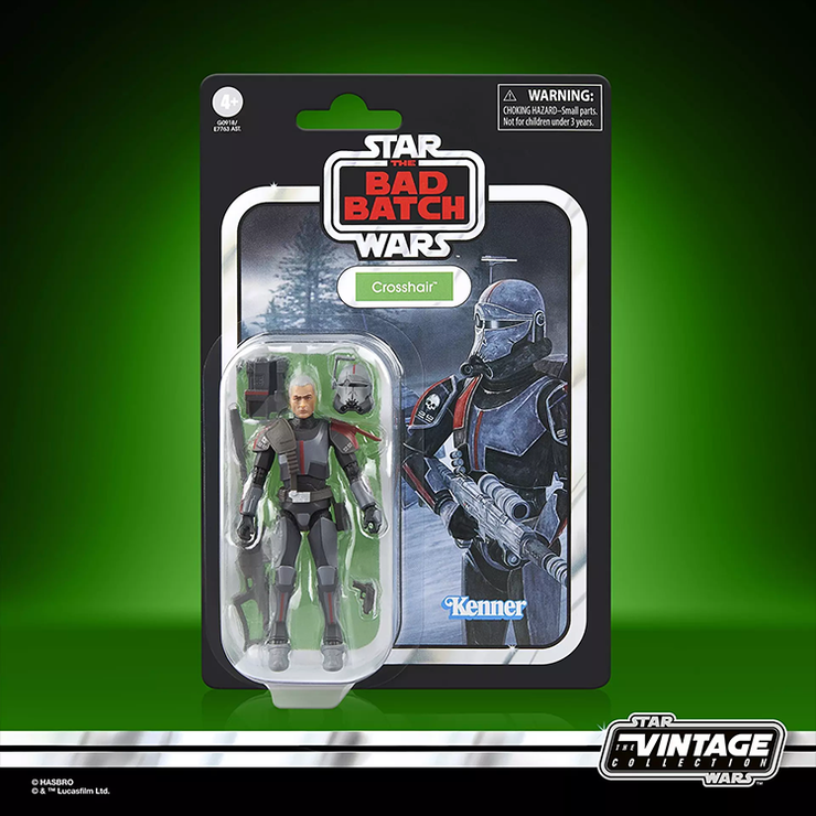 The Bad Batch Crosshair Action Figure Star Wars Vintage Collection image 0