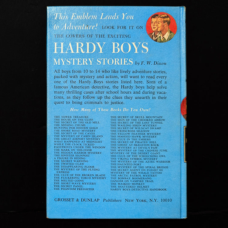 23 The Melted Coins (1954):  Vintage Hardy Boys Book Blue-Back image 1