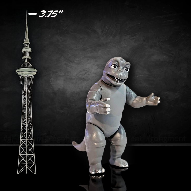 Minilla Baby Godzilla Screen Edition Action Figure 1:18 LOOSE image 0