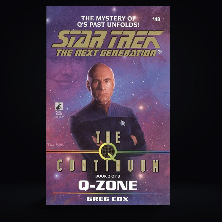 48 Q-Zone (The Q Continuum, Book 2) Star Trek The Next Generation Paperback Book image 0