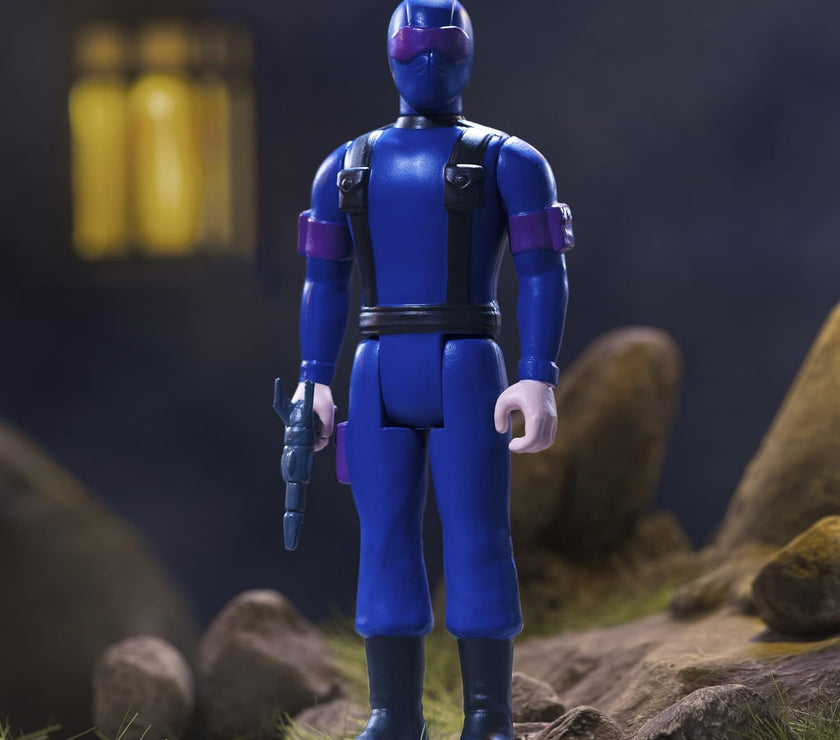 GI Joe Snake Eyes Commando - Blue Action Figure 3.75" Super7 ReAction image 1