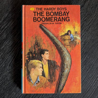 49 The Bombay Boomerang (1970-Yellow Number):  Hardy Boys Book Blue-Back image 0