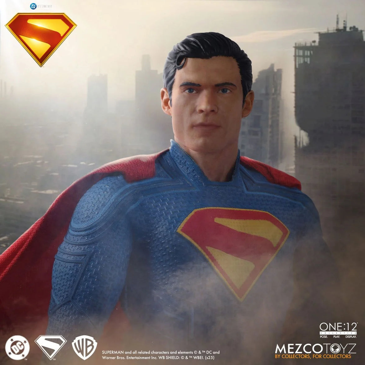 Superman (2025) One:12 Collective Action Figure by Mezco Toyz with Krypto the Superdog 6.7-Inch