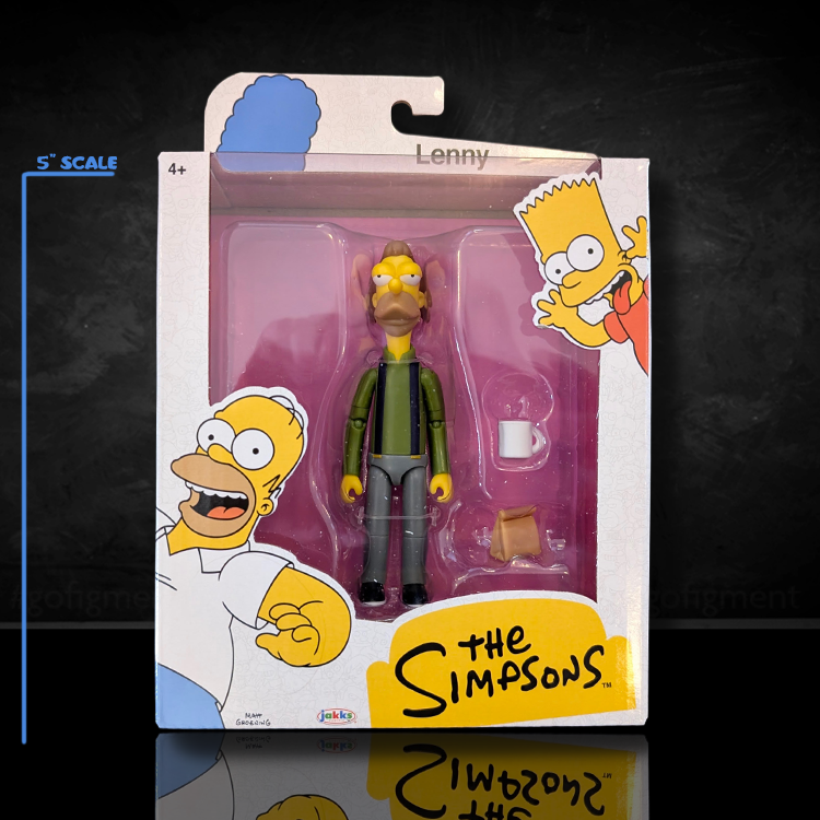 Barney Gumble and Lenny Leonard Combo Wave 4 Action Figure The Simpsons 5in image 1