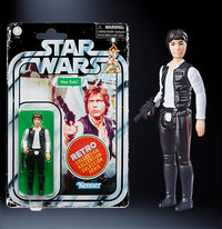 Han Solo Star Wars Retro Collection Action Figure 1:18 Scale ANH image 0