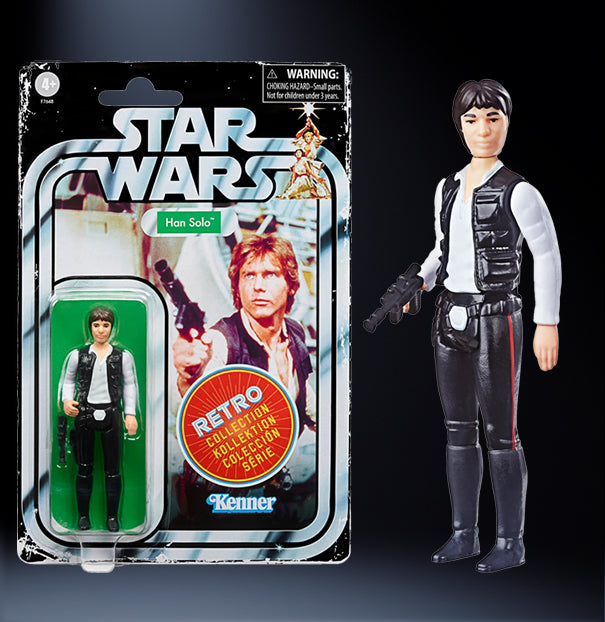 Han Solo Star Wars Retro Collection Action Figure 1:18 Scale ANH image 0