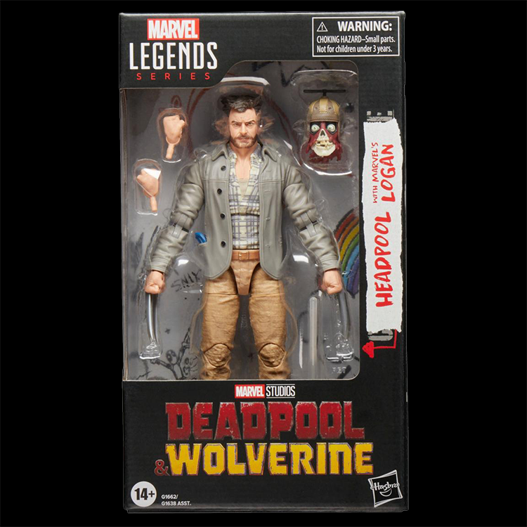 Logan & Headpool Marvel Legends Action Figure Wolverine 1:12 Scale image 0