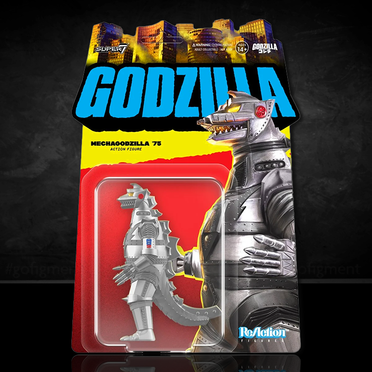 Mechagodzilla 1975 Toho 3.75" Super7 Reaction Action Figure image 0