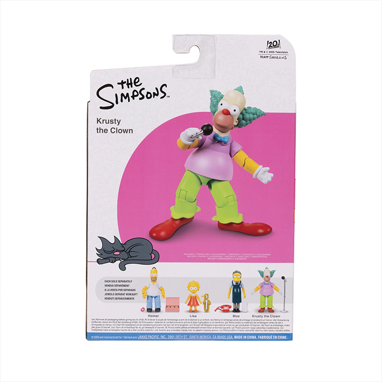 Krusty with Microphone Wave 2 Action Figure The Simpsons 5in Scale image 1