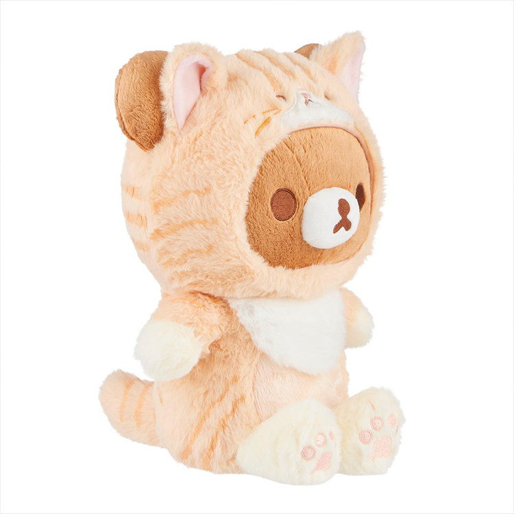 Chairoikoguma Plush in a Tan Cat Costume San-X Original image 1