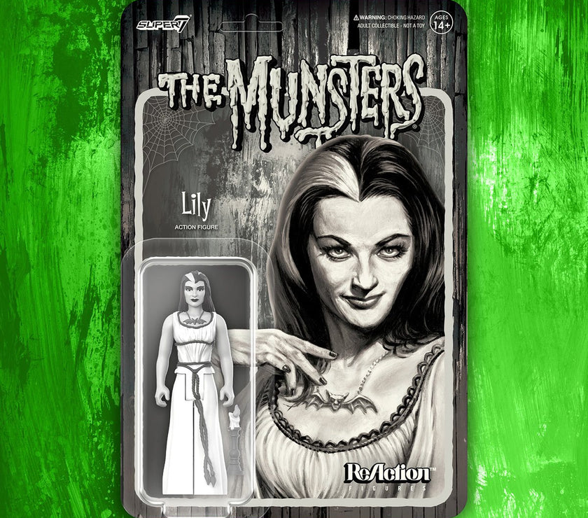 Lily Munster (Grayscale) The Munsters 3 3/4-Inch ReAction Figure image 0