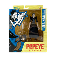 Boss Fight Studio Llc Popeye Classics Sea Hag figure with Bernard vulture in window box packaging on white background