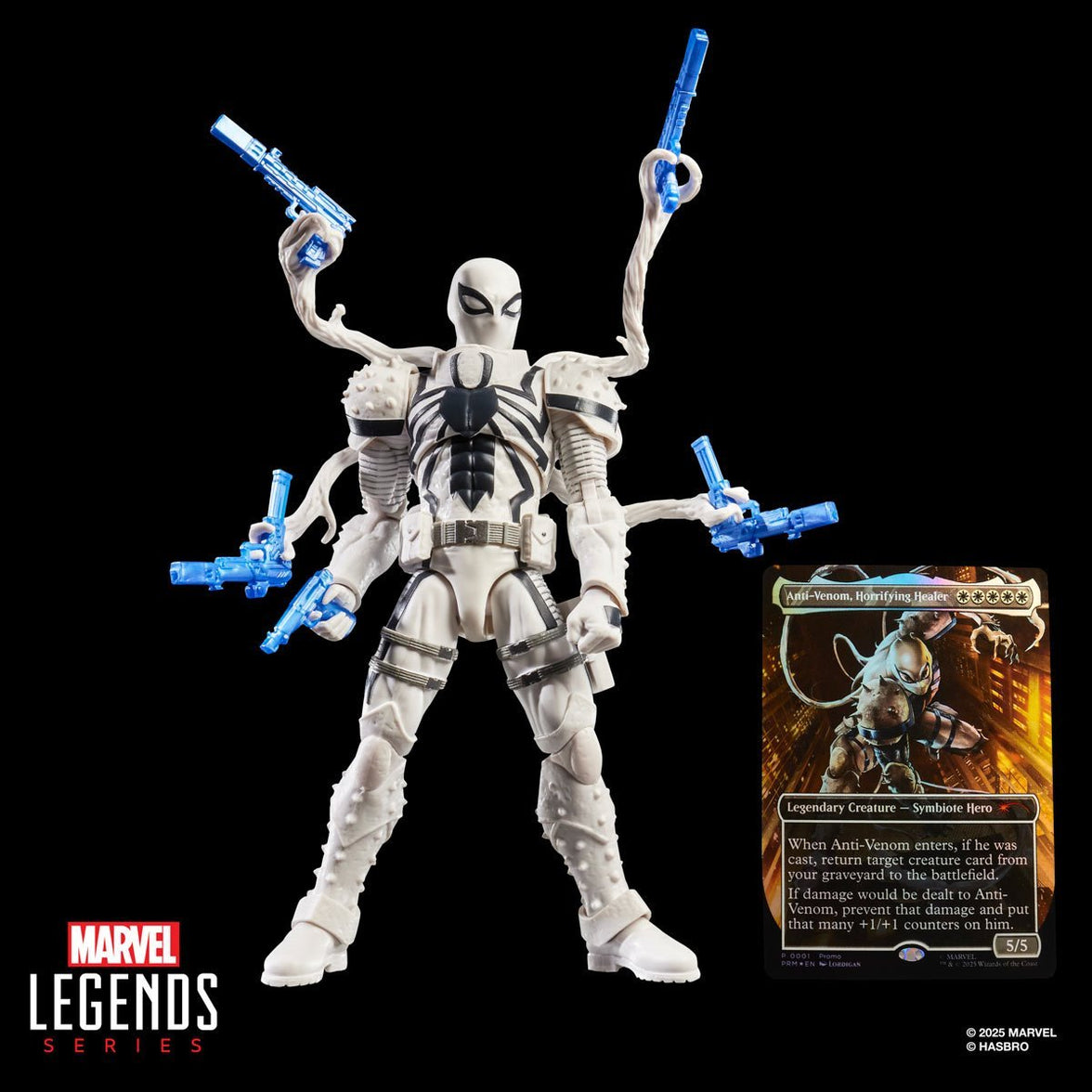 Spider-Man Marvel Legends Series Magic: The Gathering Agent Anti-Venom 6-Inch Action Figure