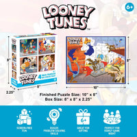 Looney Tunes 100 Piece Jigsaw Puzzles 4-Pack by MasterPieces