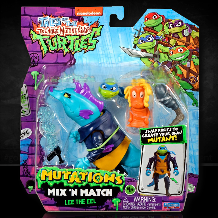 Lee the Eel TMNT Mutations Mix 'n Match Turtles Action Figure image 0