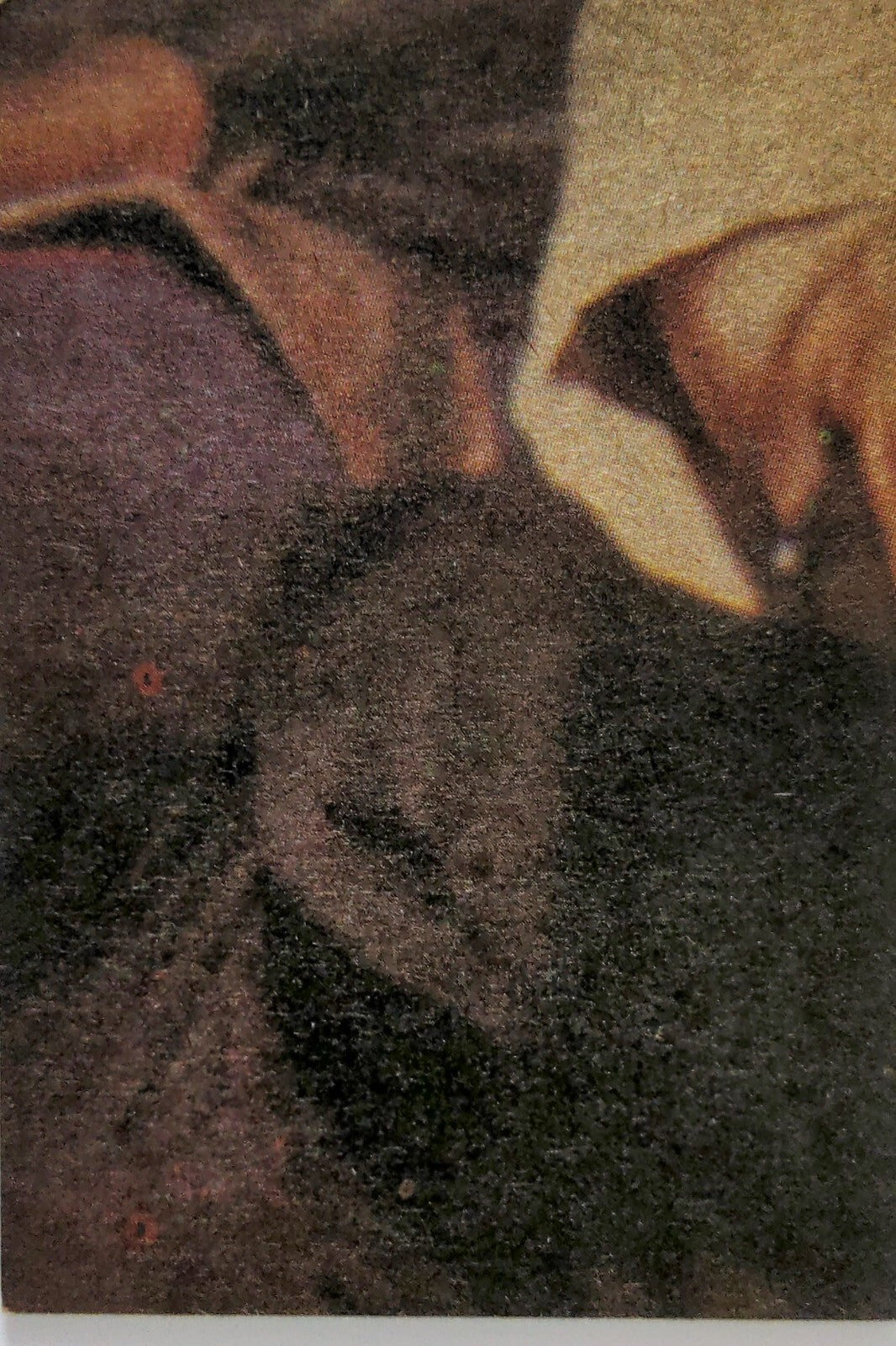 Close-up of vintage 1977 TOPPS STAR WARS trading card from Go Figment Green Series 4 selection