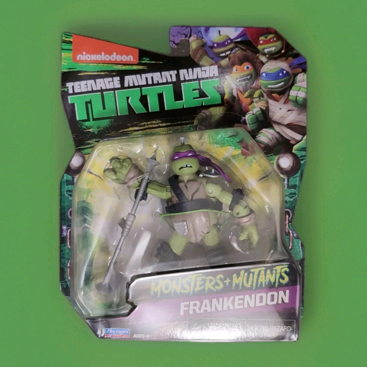 Playmates Toys Teenage Mutant Ninja Turtles Frankendon action figure from Monsters and Mutants series in original packaging