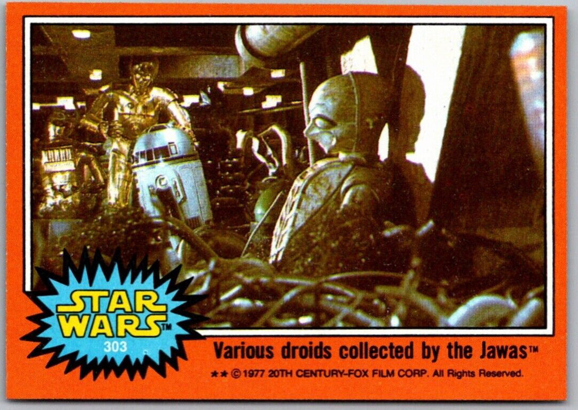 1977 TOPPS STAR WARS Trading Cards - Orange Series 4 - U Pick