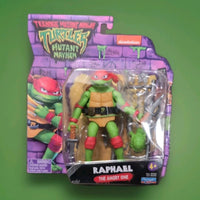 Raphael action figure from Teenage Mutant Ninja Turtles Mutant Mayhem by Playmates Toys with accessories in packaging