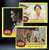 1977 TOPPS STAR WARS Trading Cards -YELLOW Series 3 - U Pick Complete Your Set