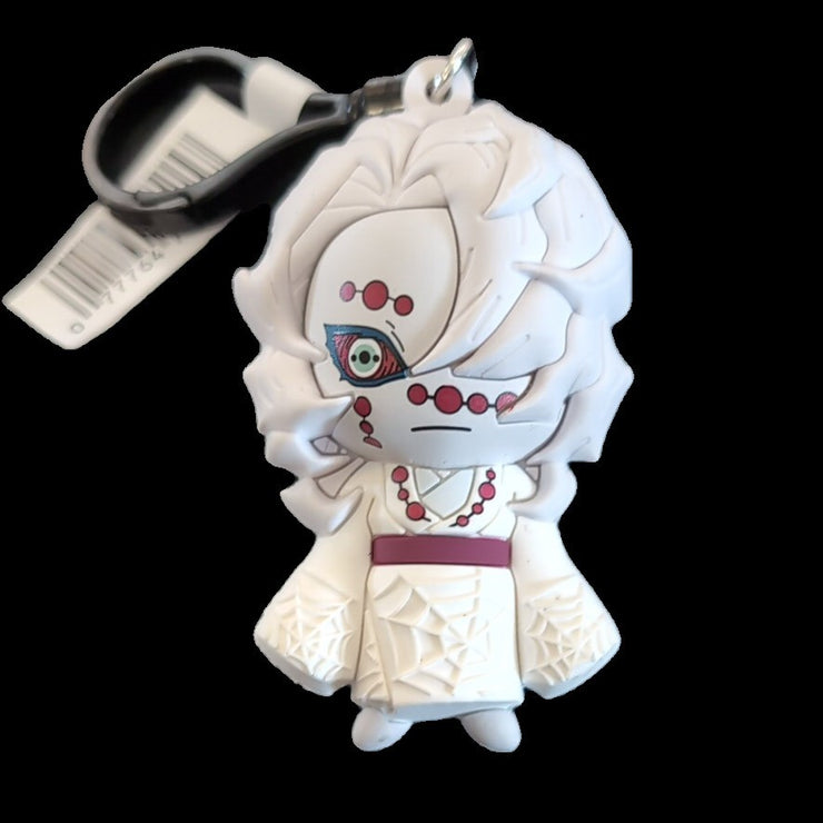Rui Ayaki Lower Moon 5 Monogram Anime Demon Slayer Kimetsu  - Bag Clip Keychain