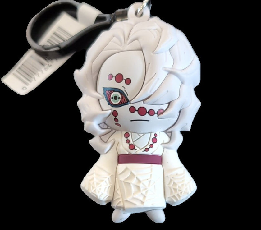 Rui Ayaki Lower Moon 5 Monogram Anime Demon Slayer Kimetsu  - Bag Clip Keychain