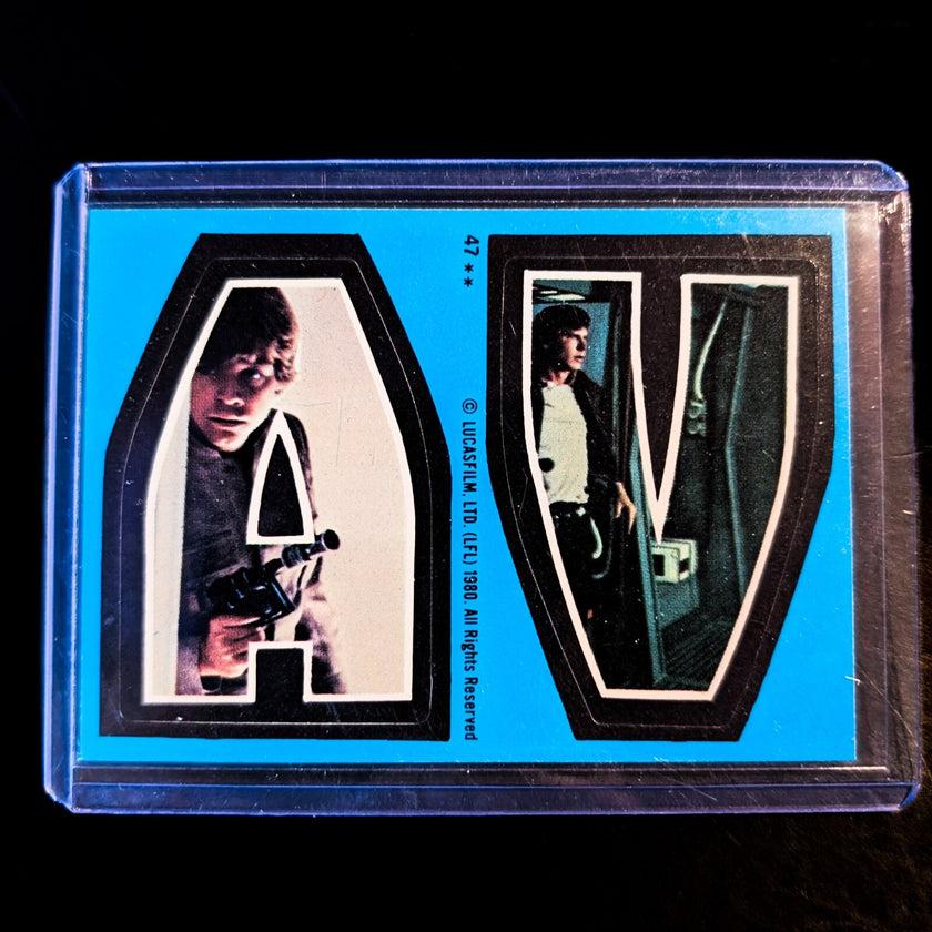 1980 TOPPS Empire Strikes Back - Sticker Series "U-Pick" Complete Your Set