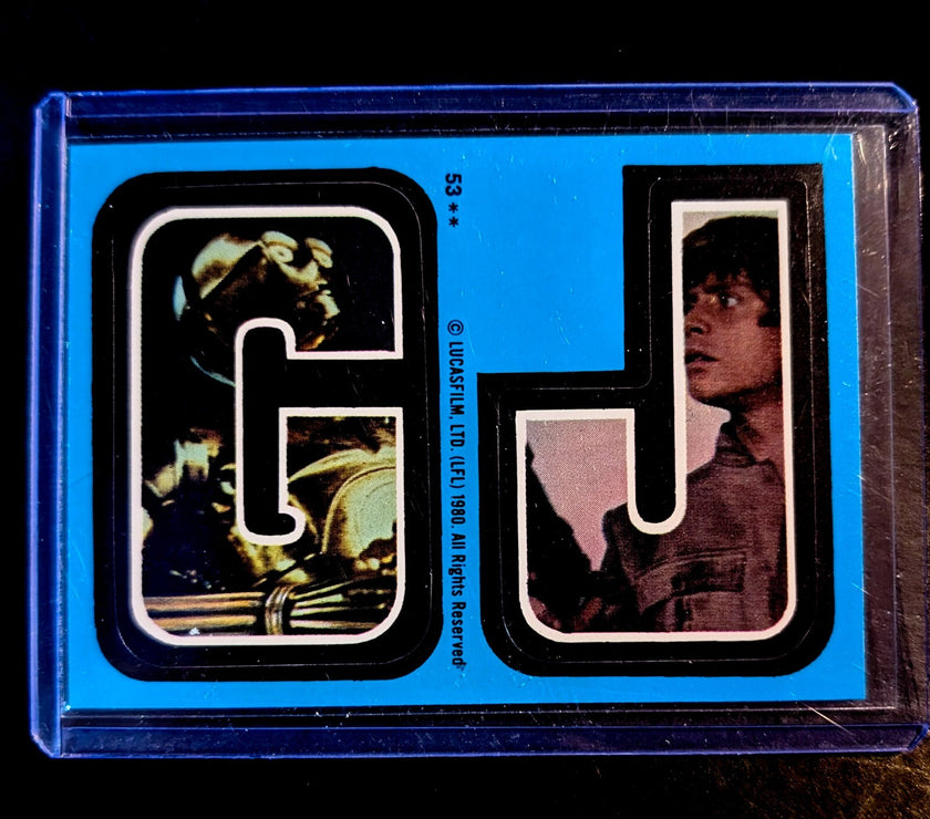 1980 TOPPS Empire Strikes Back - Sticker Series "U-Pick" Complete Your Set