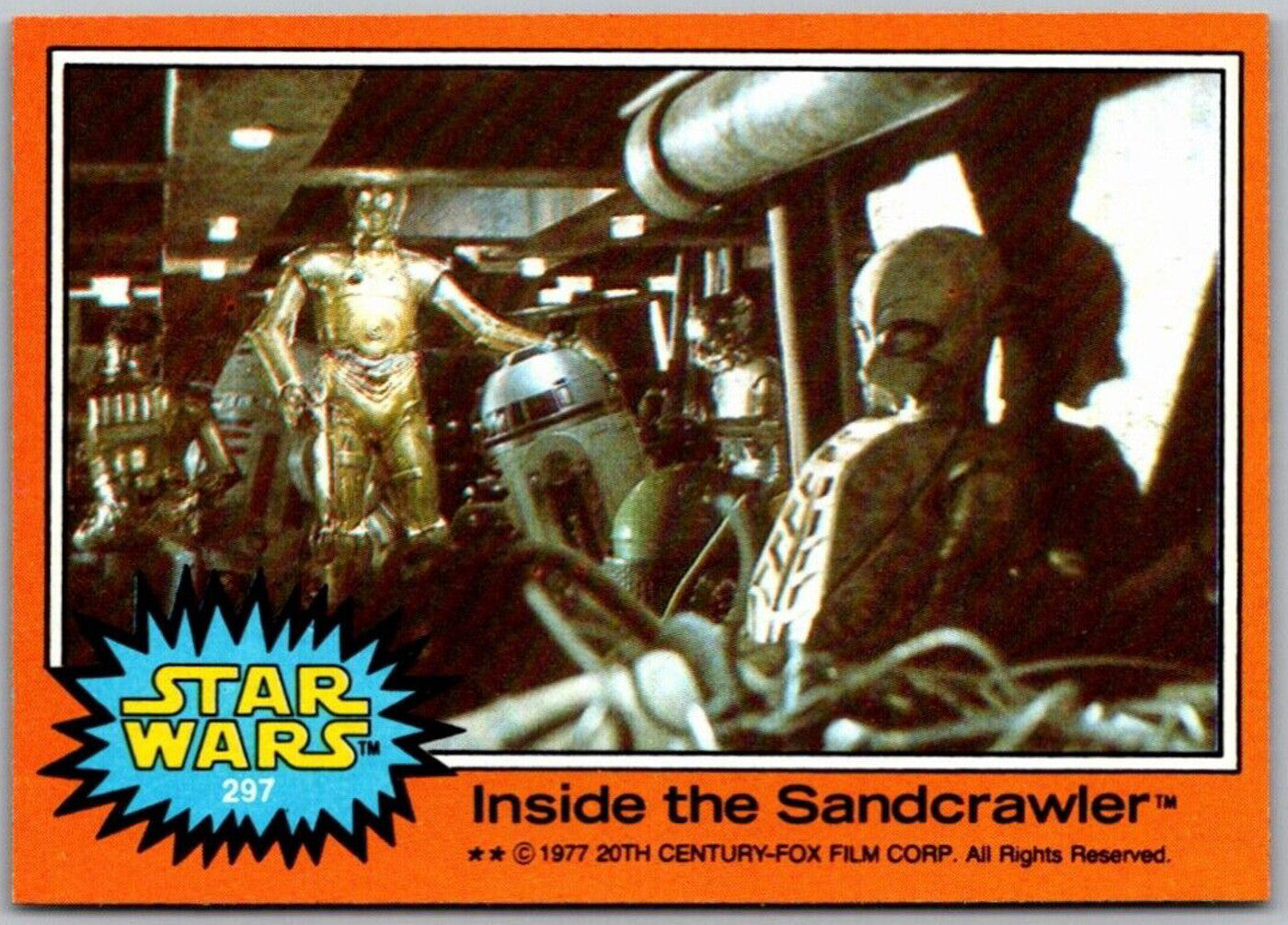 1977 TOPPS STAR WARS Trading Cards - Orange Series 4 - U Pick
