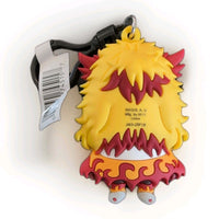 Kyojuro Rengoku Monogram Anime Demon Slayer Kimetsu No Yaiba - Bag Clip Keychain