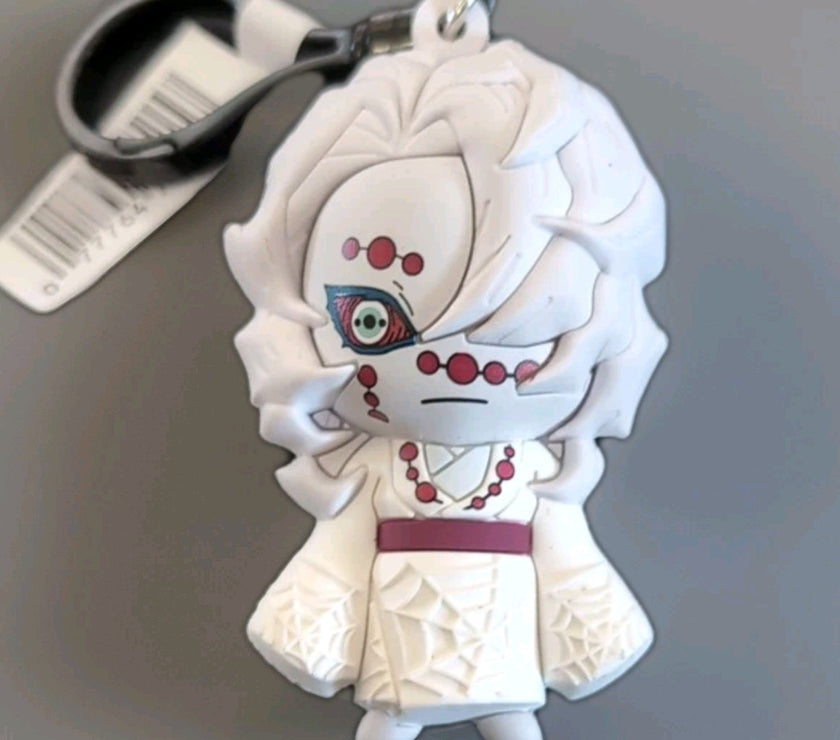 Rui Ayaki Lower Moon 5 Monogram Anime Demon Slayer Kimetsu  - Bag Clip Keychain