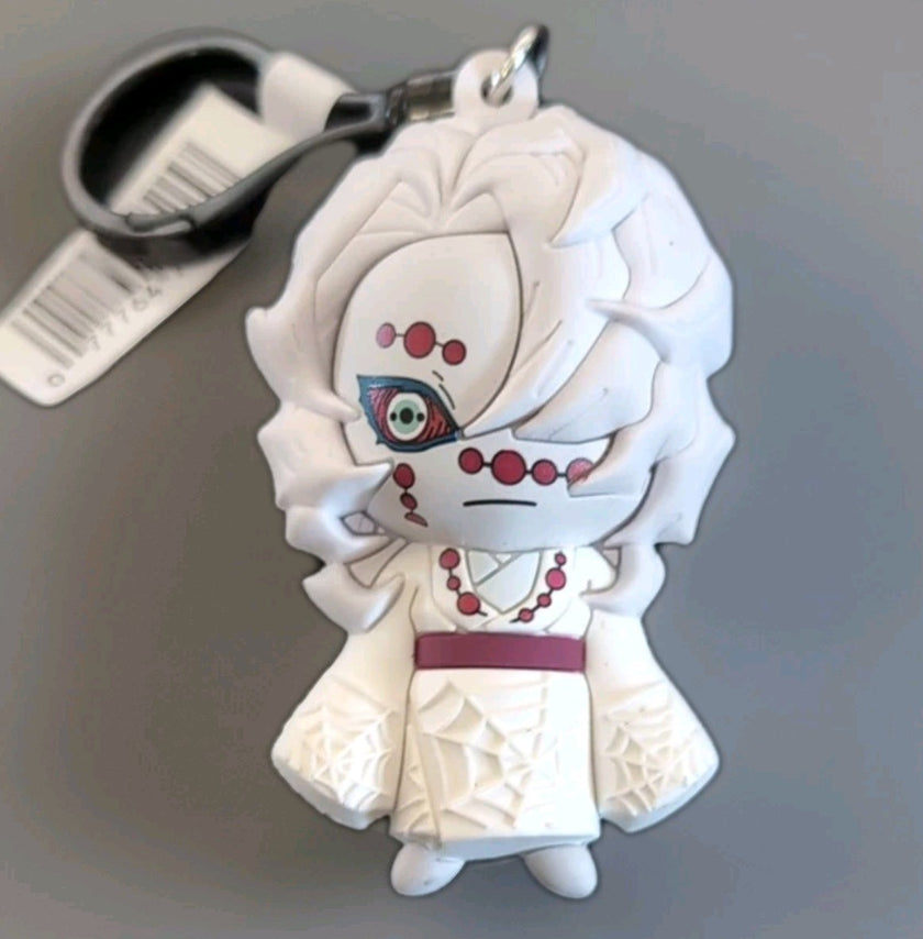Rui Ayaki Lower Moon 5 Monogram Anime Demon Slayer Kimetsu  - Bag Clip Keychain