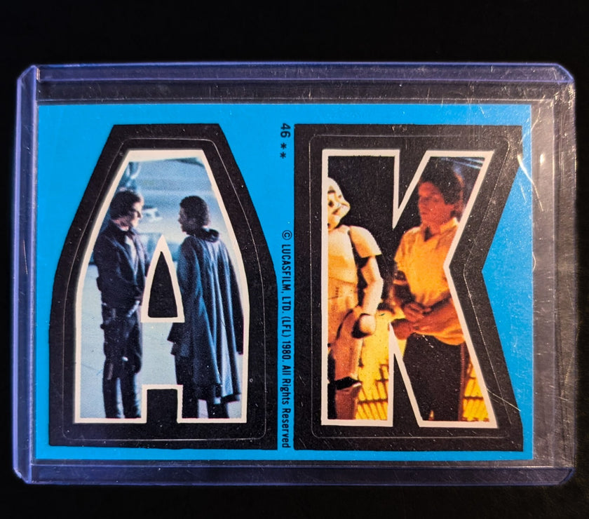 1980 TOPPS Empire Strikes Back - Sticker Series "U-Pick" Complete Your Set