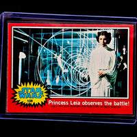 1977 Topps Star Wars Princess Leia card from Red Series 2, vintage trading card available at Go Figment