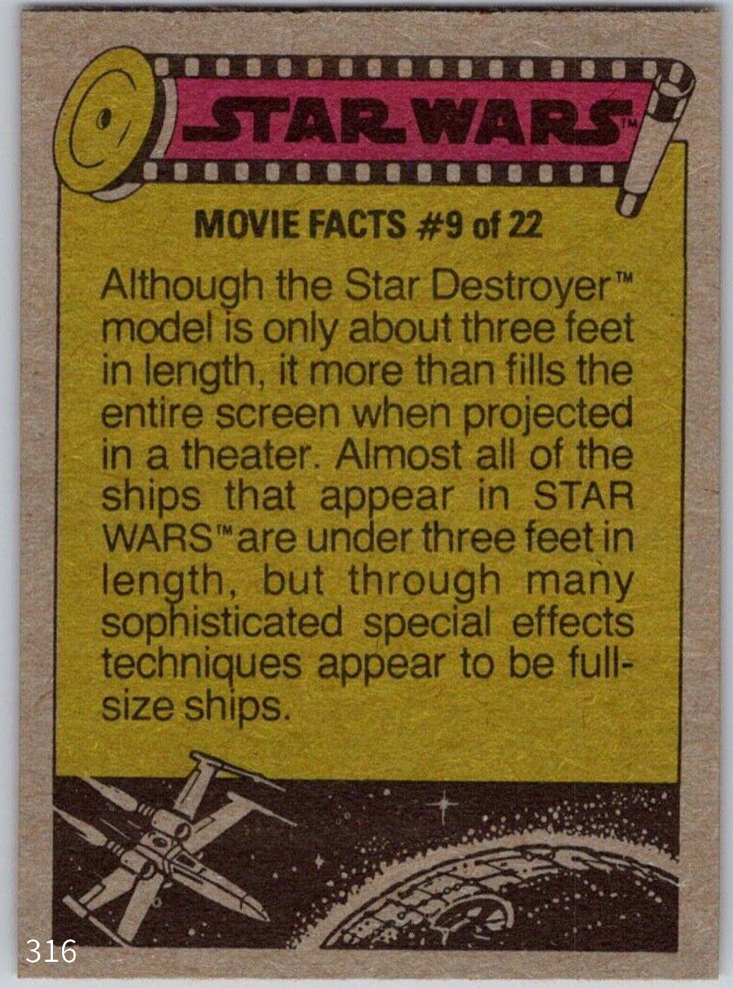 1977 TOPPS STAR WARS Trading Cards - Orange Series 4 - U Pick