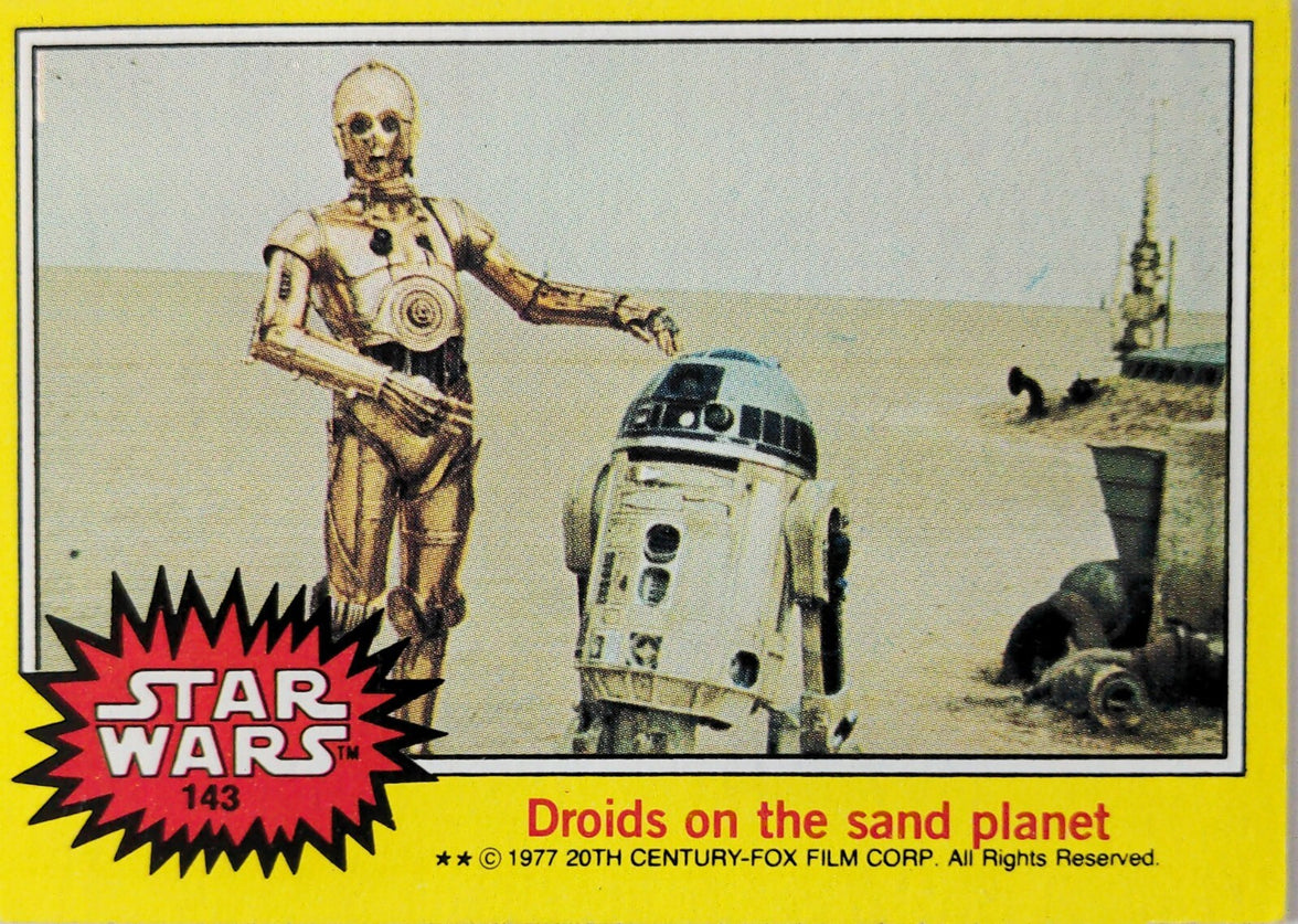 1977 TOPPS STAR WARS Trading Cards -YELLOW Series 3 - U Pick Complete Your Set