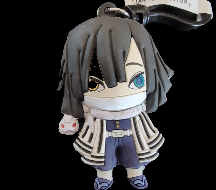 Obanai Iguro Monogram Anime Demon Slayer Kimetsu No Yaiba - Bag Clip Keychain